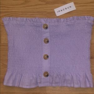 Pacsun light purple tube top- Size medium